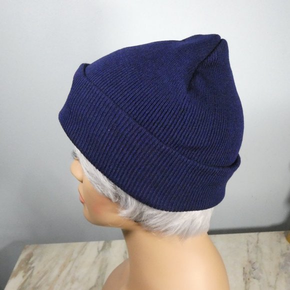 Rainbow Heart Navy Knit Beanie - Picture 2 of 7